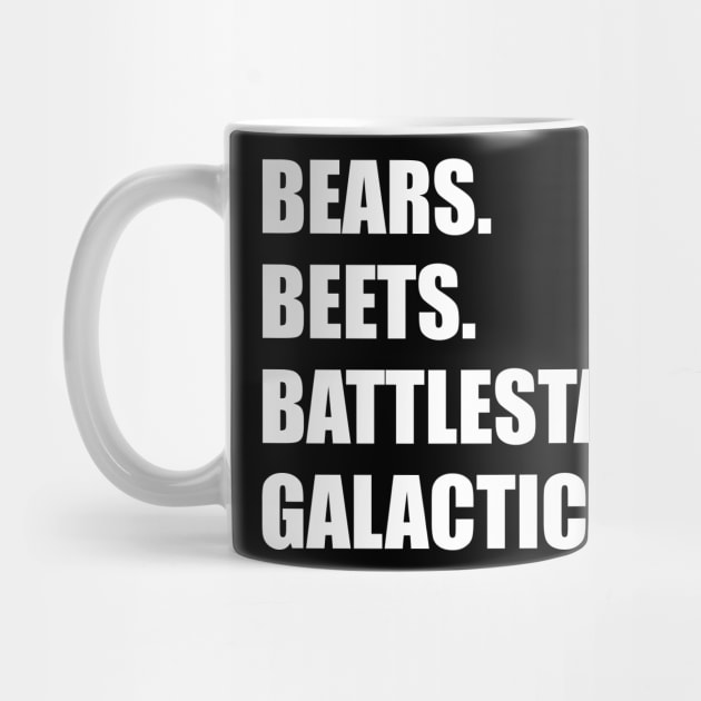 Bears, Beets, Battlestar Galactica by TipsyCurator